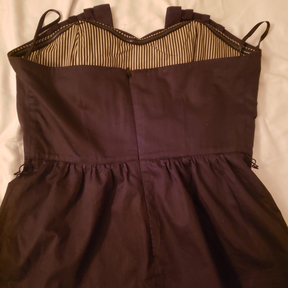 Anthropologie Odille Strapless Black Top size 4 - Picture 2 of 2